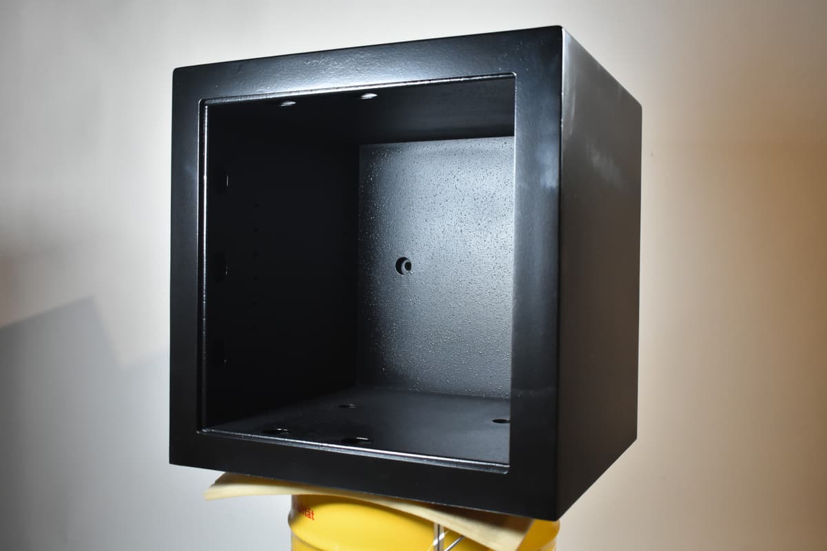 Beschichtete Innenfläche mit Strukturlack im Detail